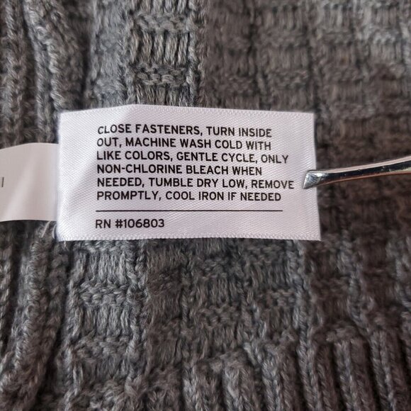 NWT Duluth Trading Co Mens XXL Burly Retirement Button Mock Sweater Cotton Knit - Picture 11 of 14